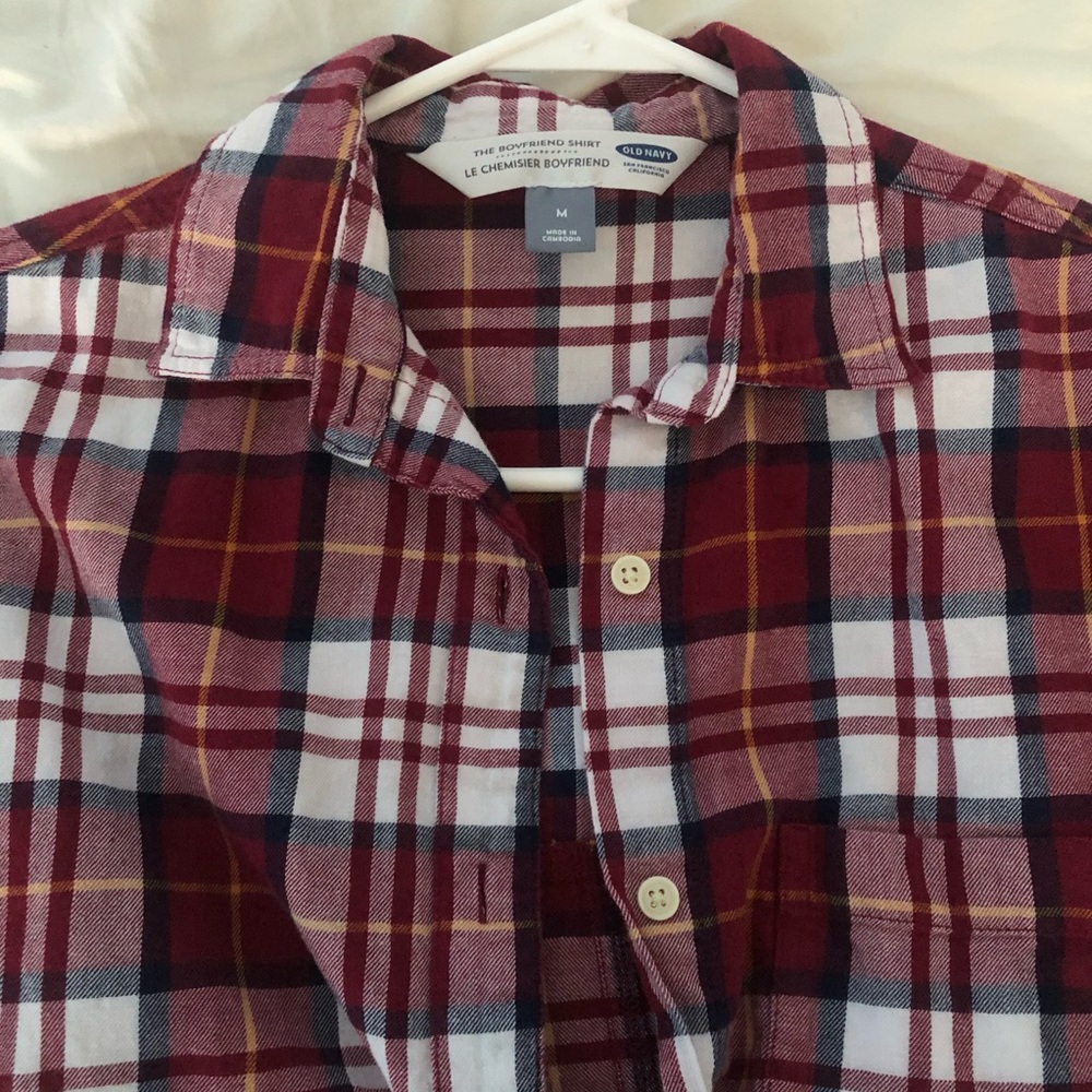 Old Navy Boyfriend-Fit Flannel